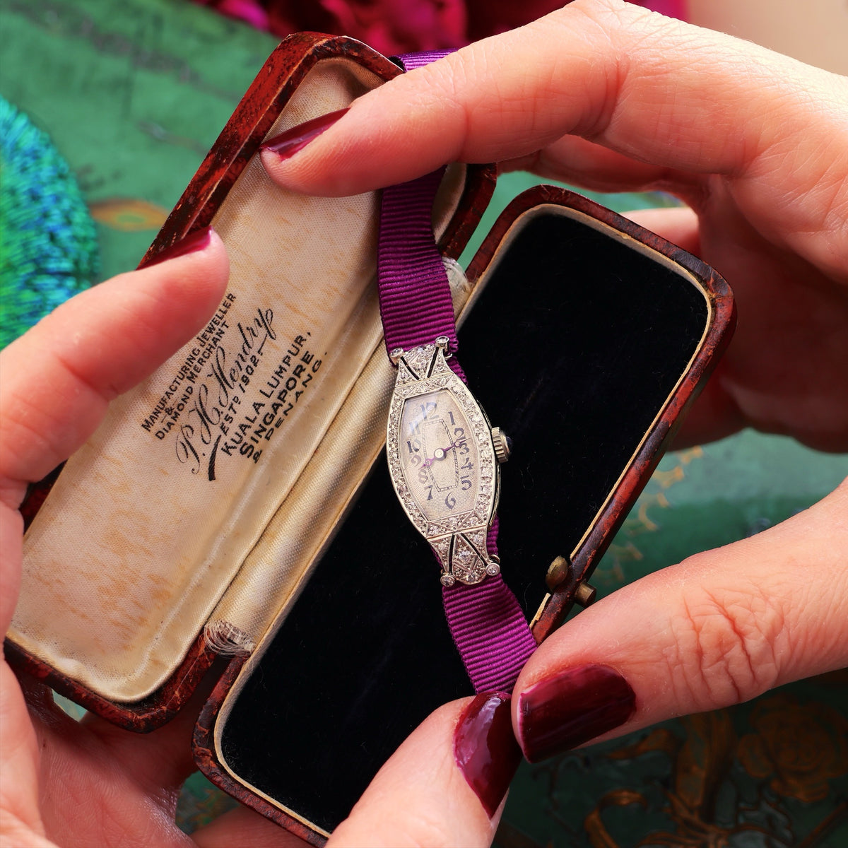 Quite Fabulous Vintage Art Deco Diamond Cocktail Watch