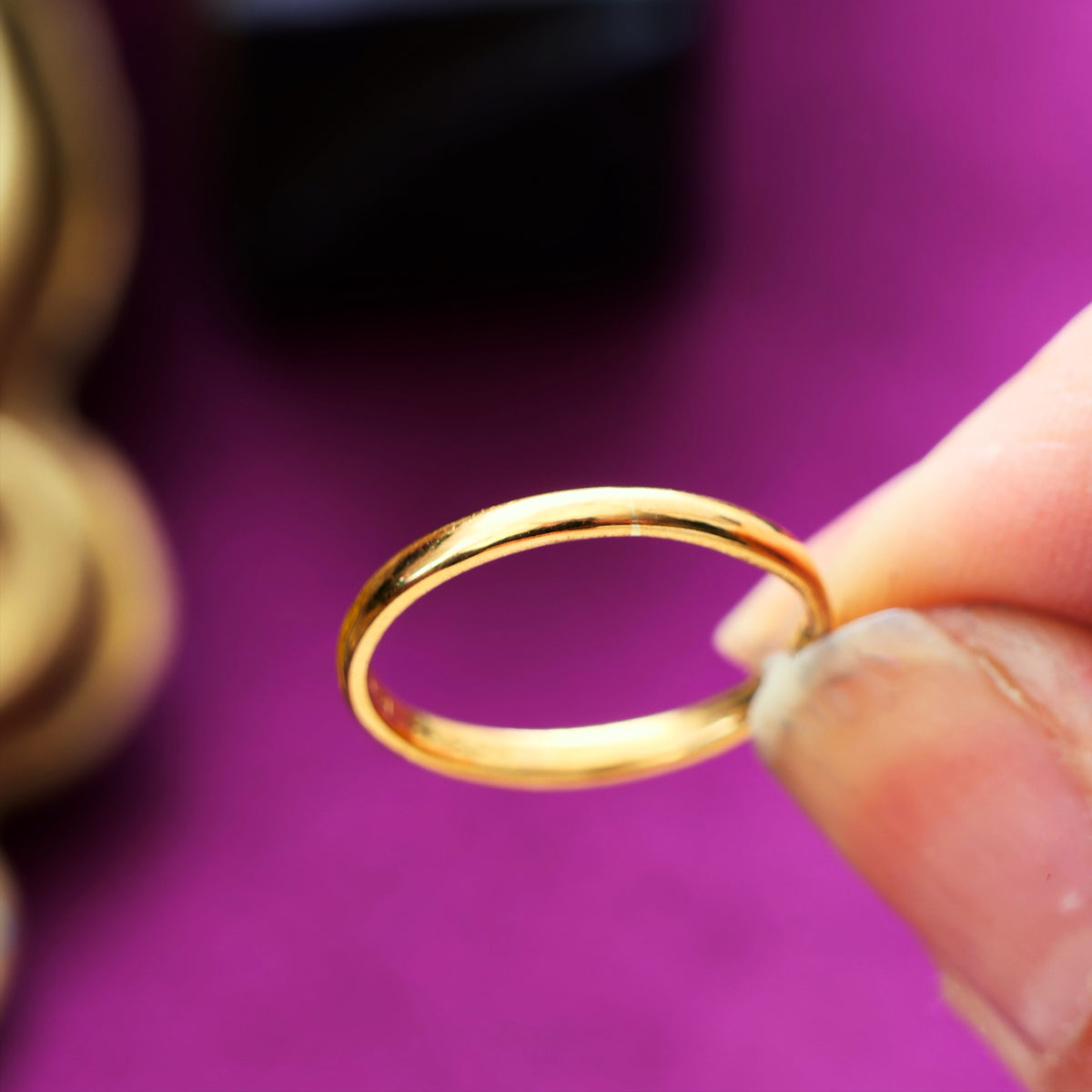 Vintage Date 1938 22ct Gold Wedding Band