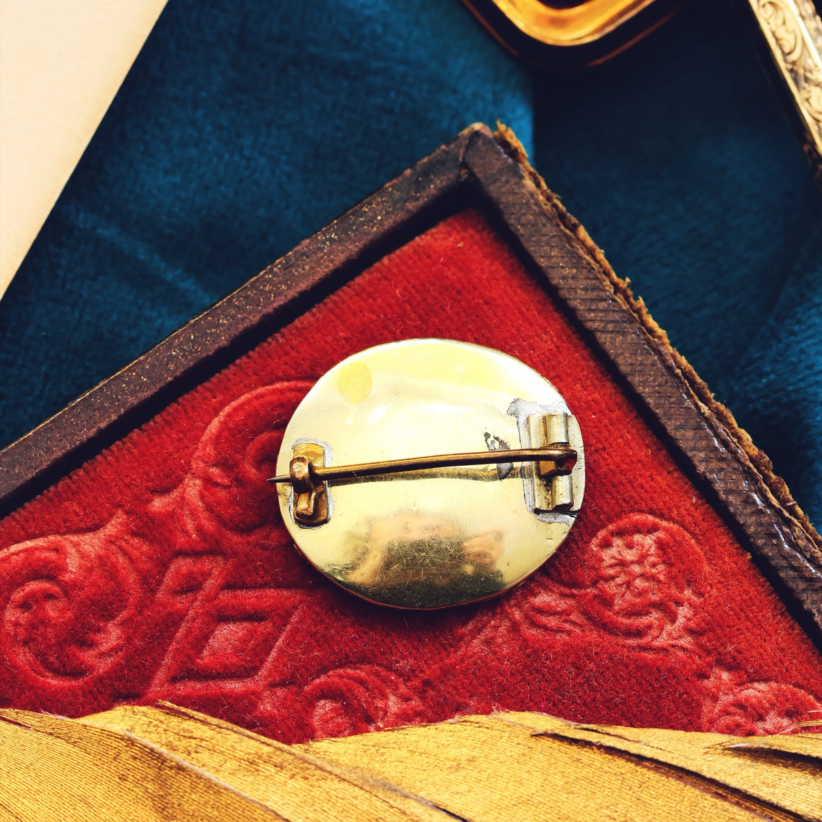 Antique Georgian Intaglio Sardonyx Brooch
