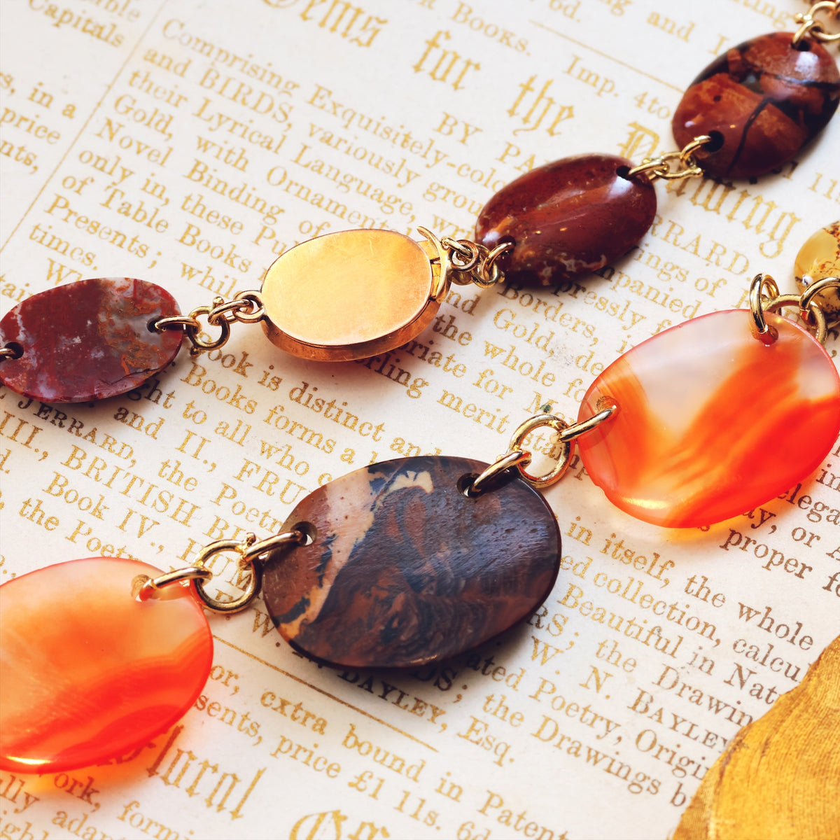 Antique Georgian Specimen Agate Collarette