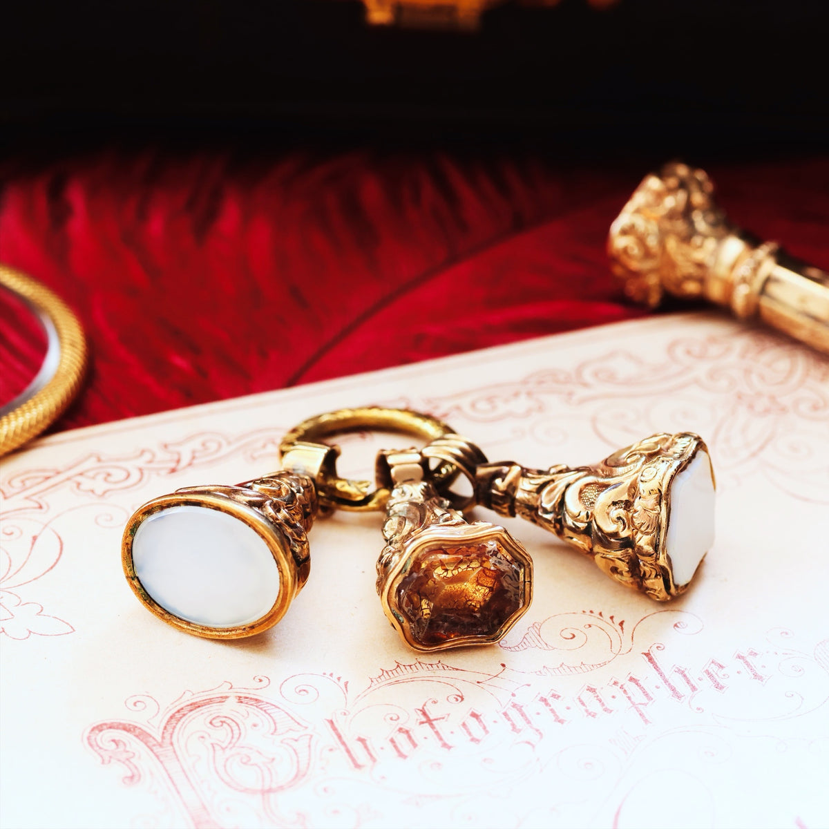 Quirky Trio of Georgian Seal Fobs