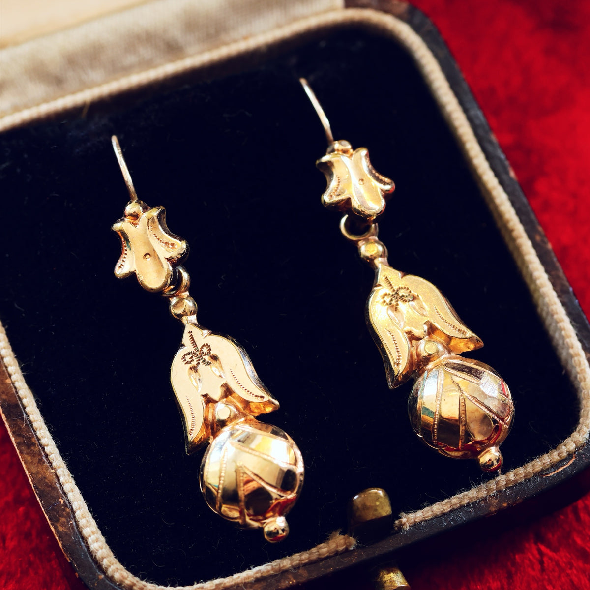 Archaeological Revival Victorian Dangle Earrings