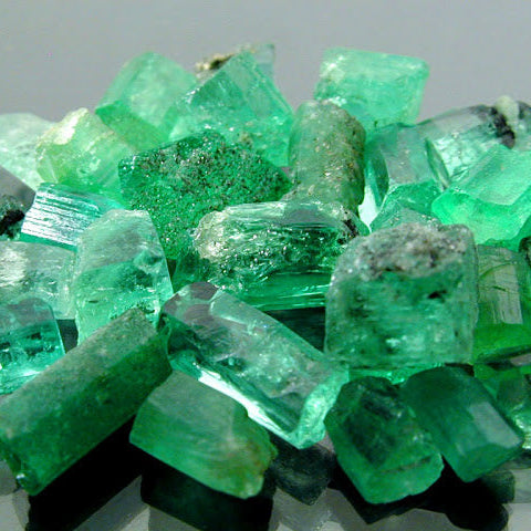 Vibrant Emerald Stud Earrings