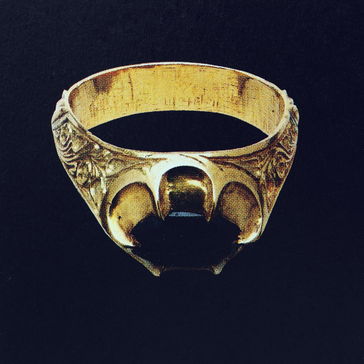 Antique Gothic Revivalist Diamond Engagement Ring
