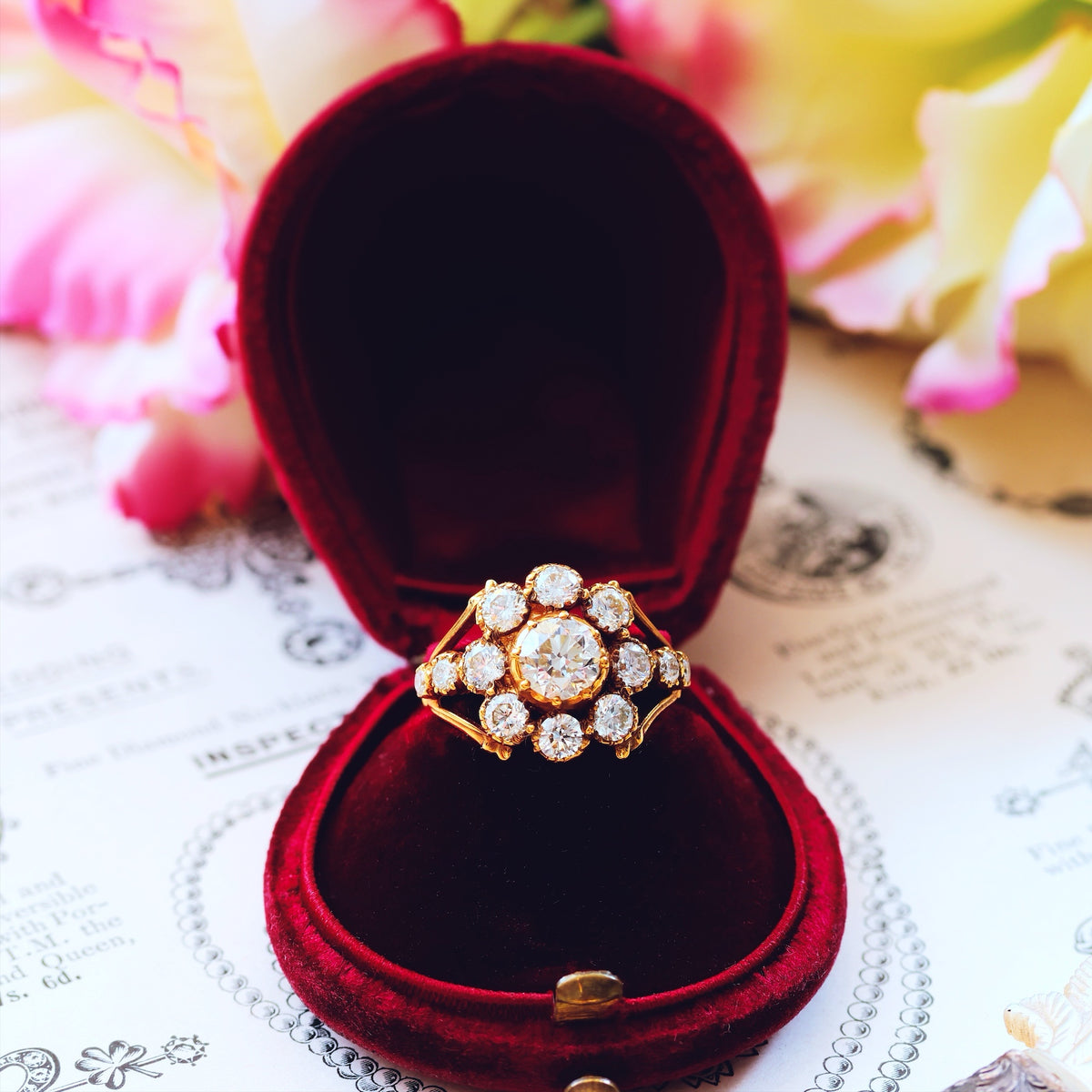 Prized Rare Antique Georgian Diamond Ring