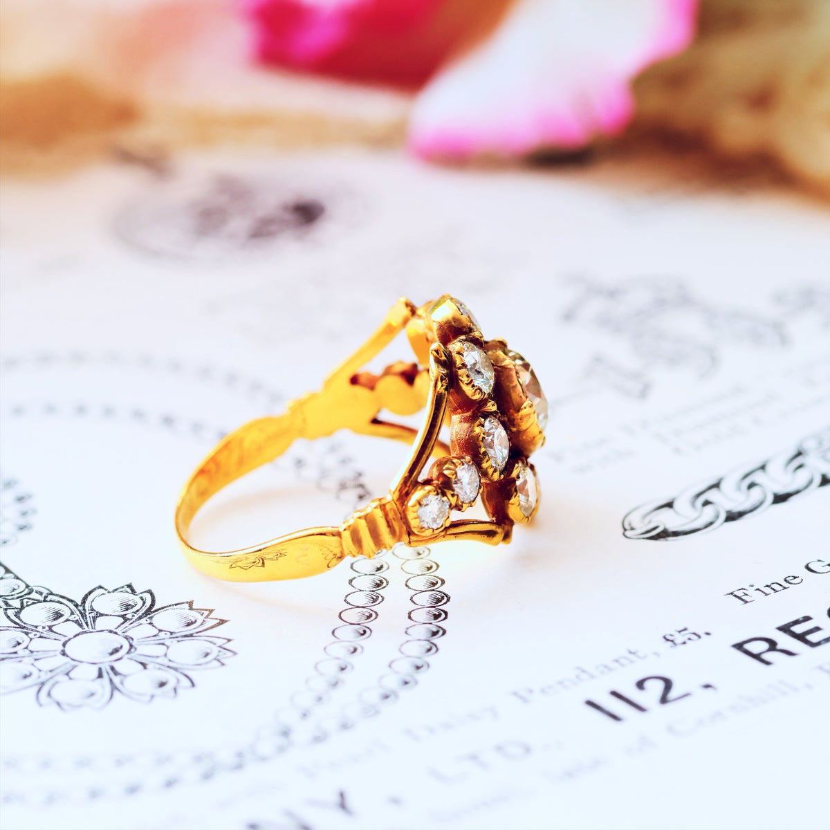 Prized Rare Antique Georgian Diamond Ring