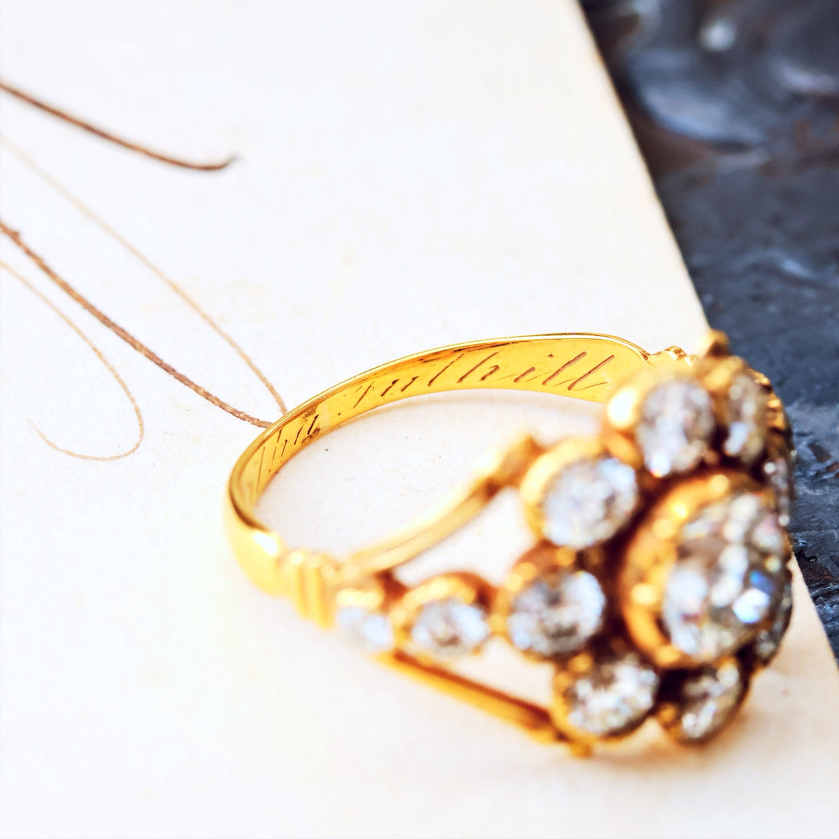 Prized Rare Antique Georgian Diamond Ring
