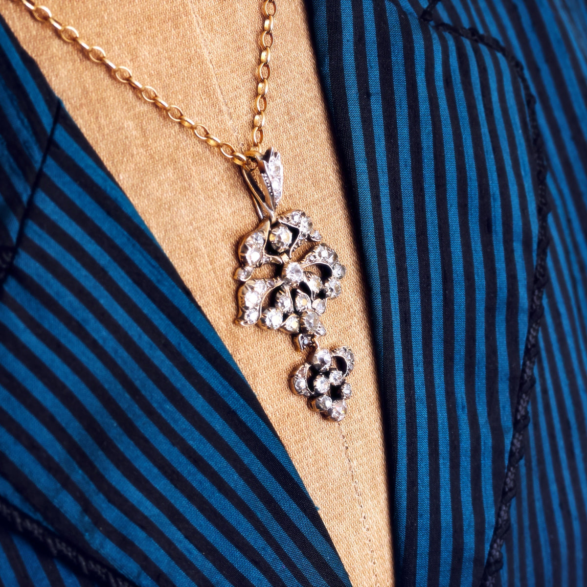 Oh, So Splendid & Rare Antique Iberian Diamond Pendant