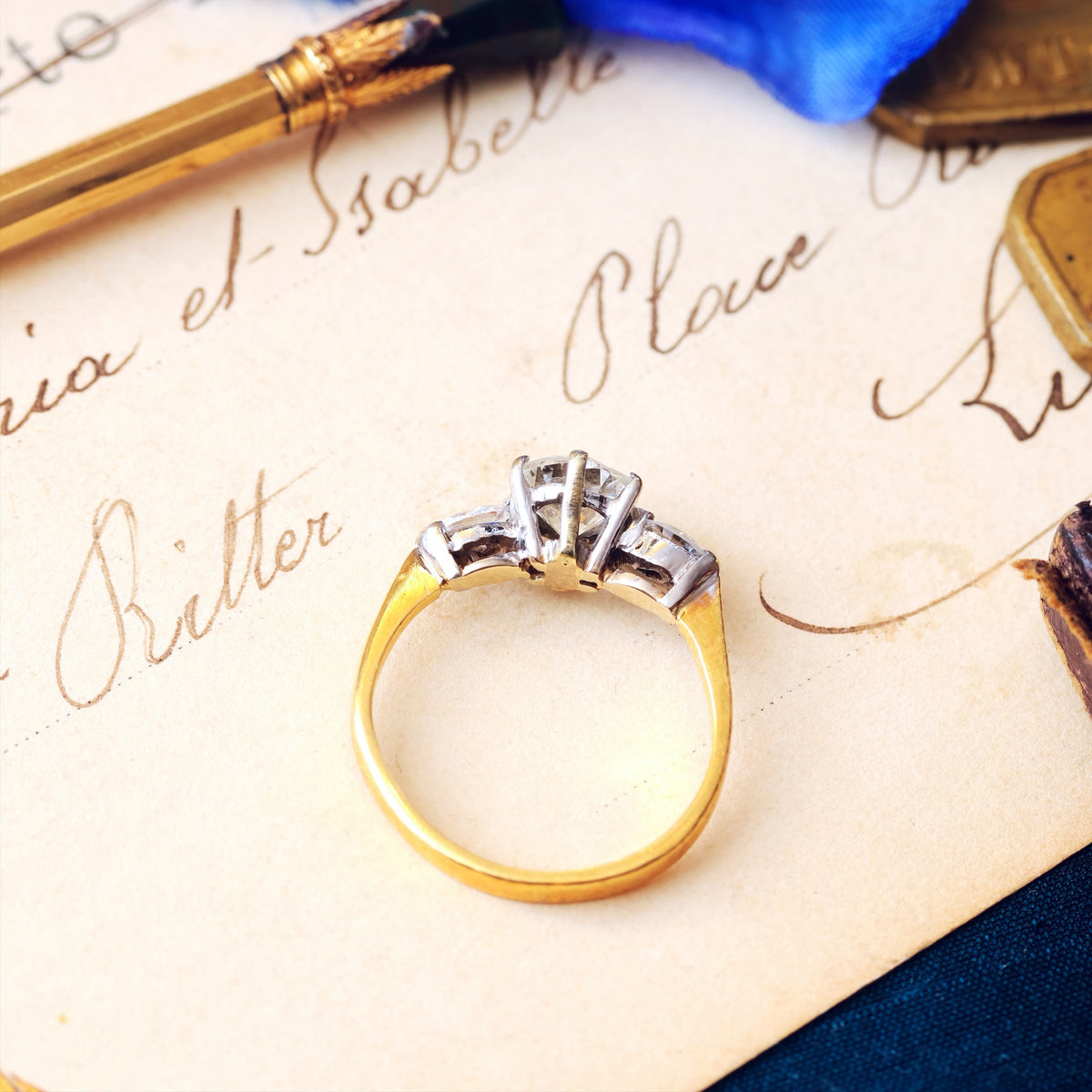 Sensational Vintage 0.90ct Diamond Engagement Ring