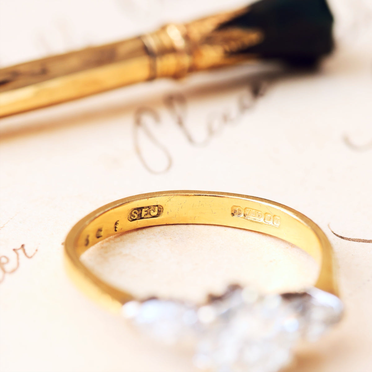 Sensational Vintage 0.90ct Diamond Engagement Ring