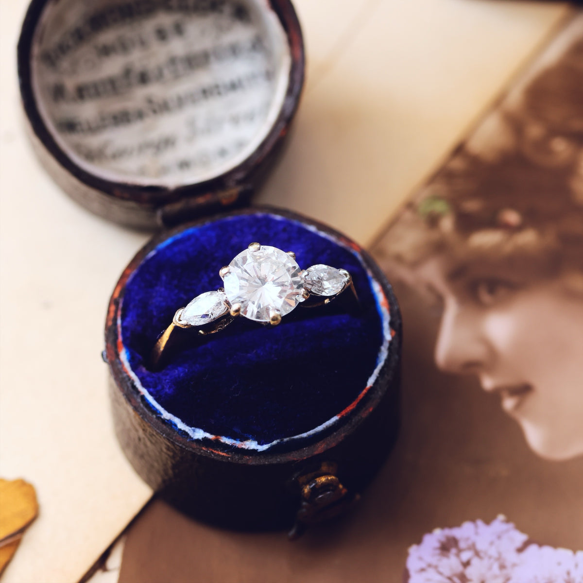 Sensational Vintage 0.90ct Diamond Engagement Ring