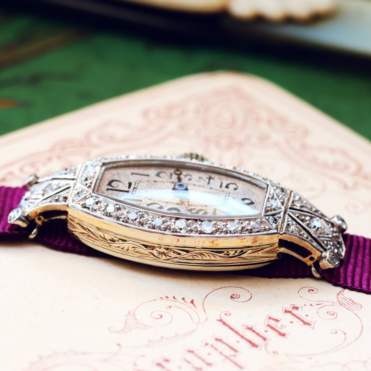 Quite Fabulous Vintage Art Deco Diamond Cocktail Watch