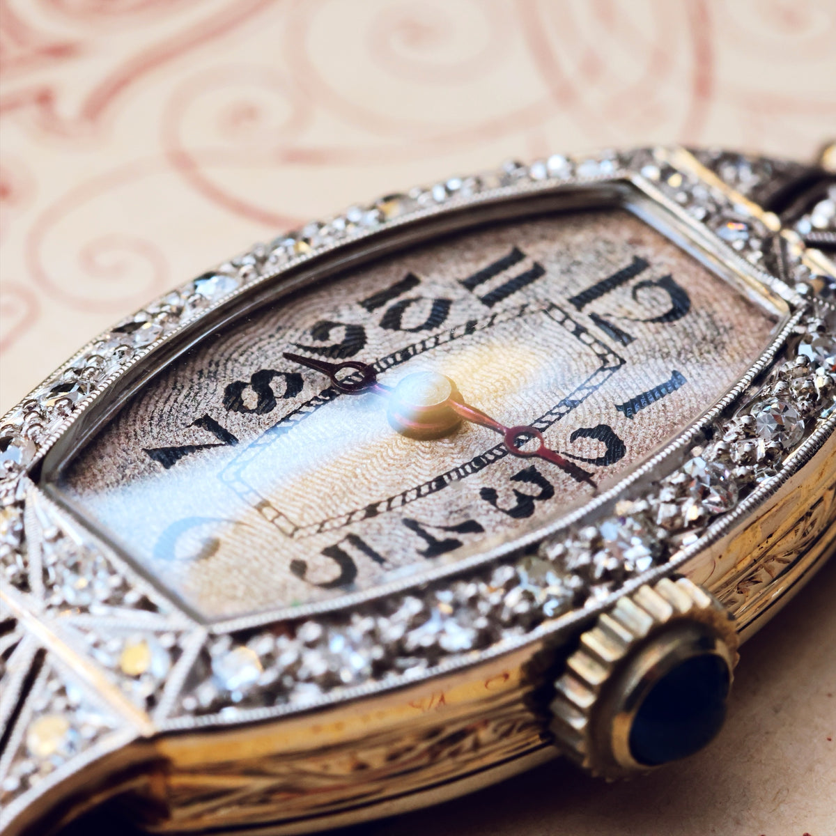 Quite Fabulous Vintage Art Deco Diamond Cocktail Watch