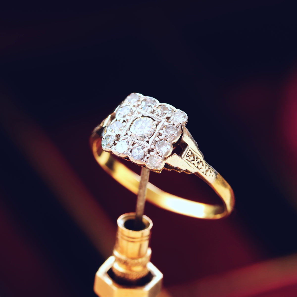 Vintage Art Deco Diamond Engagement Ring