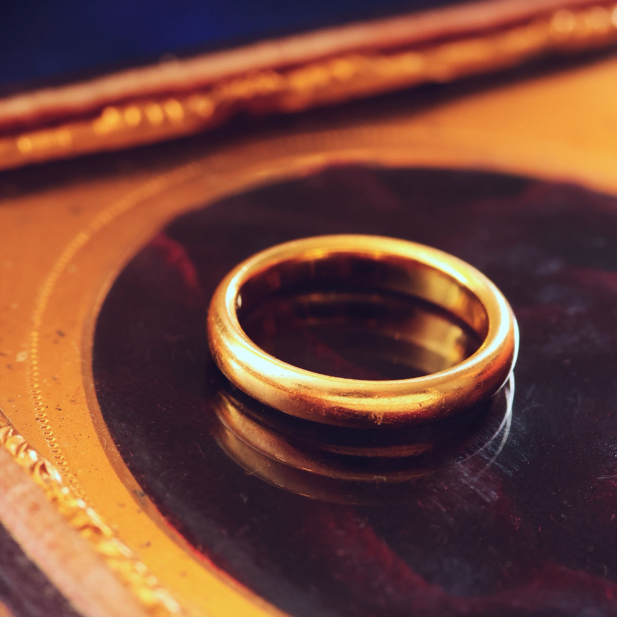 Vintage Date 1927 22ct Gold Wedding Ring