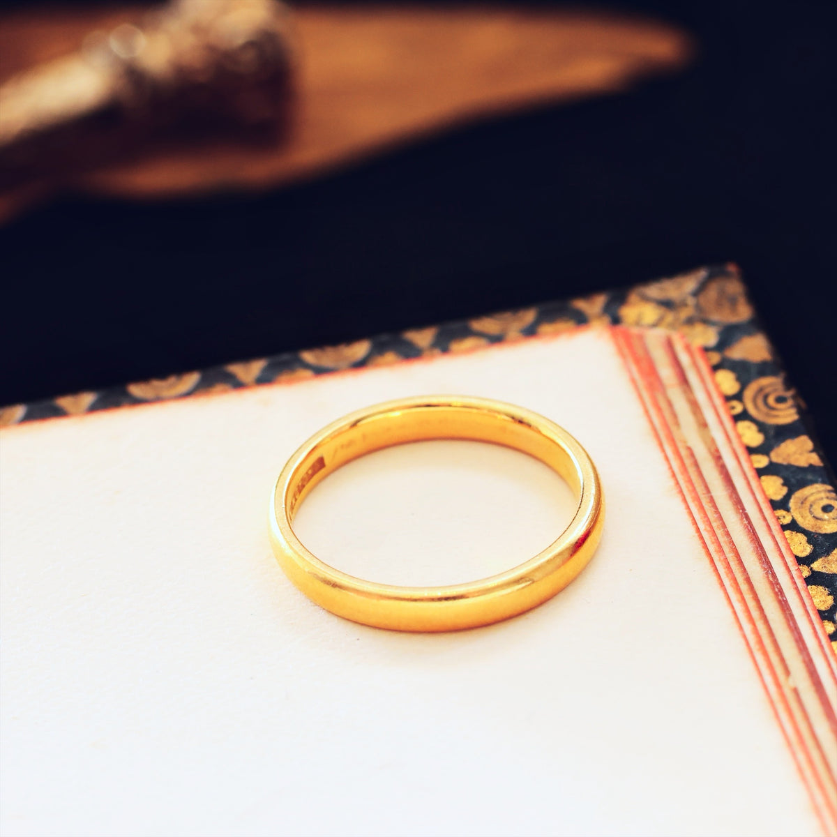Vintage Date 1954 22ct Gold Wedding Ring