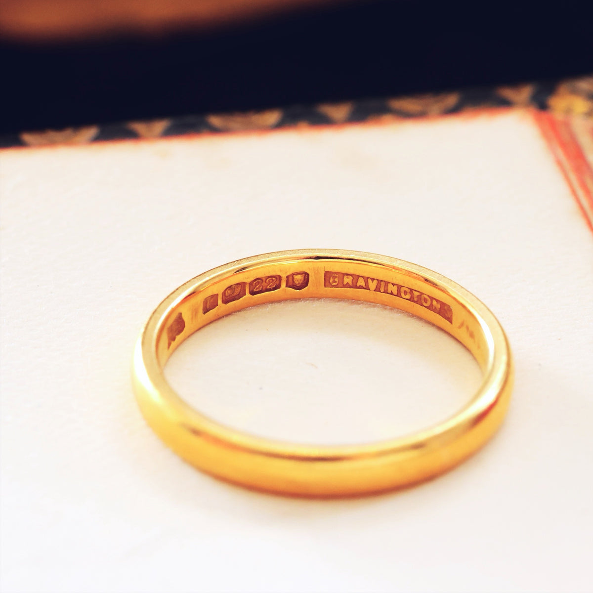 Vintage Date 1954 22ct Gold Wedding Ring