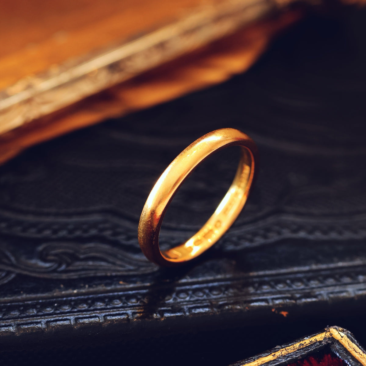 Vintage Date 1954 22ct Gold Wedding Ring