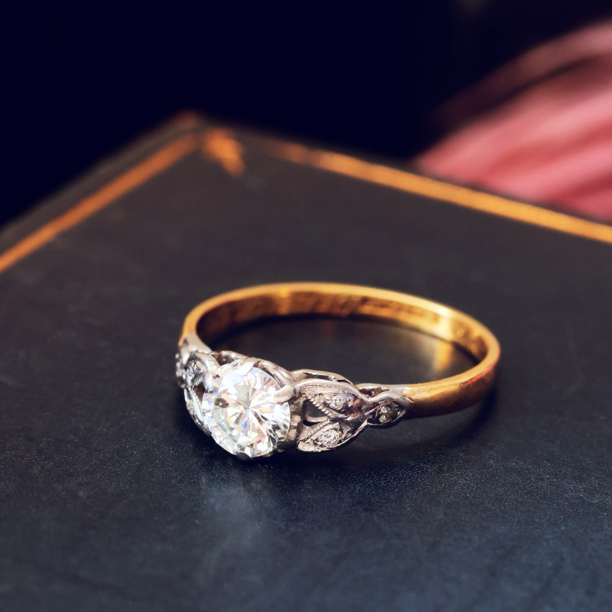 Vintage Date 1957 Diamond Engagement Ring