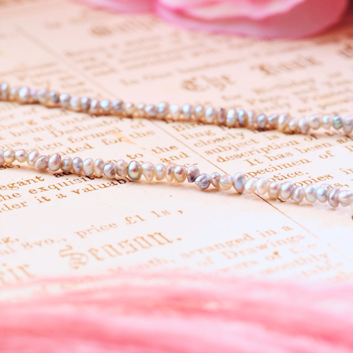 Rare Lilac Cultured Saltwater Pearls