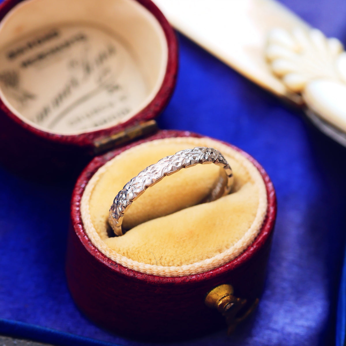 Hand Made Size 'L and a half' or '5.75' Platinum Wedding Band
