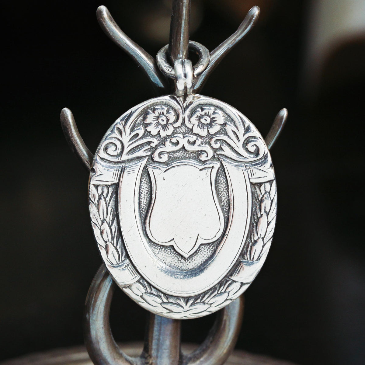 Date 1925 Ornamental Silver Medal; Ready to Engrave