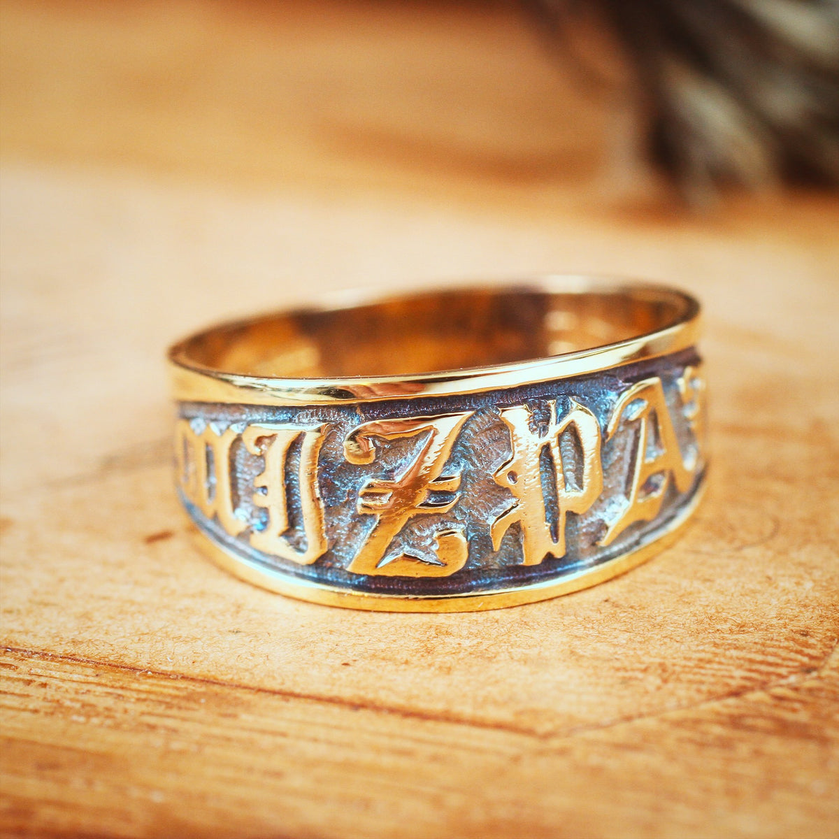 Antique Style 9ct Gold MIZPAH Ring